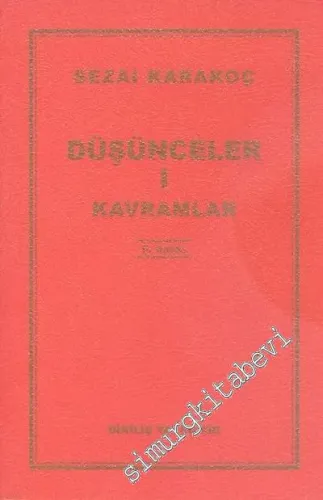 Düşünceler 1: Kavramlar -        2015