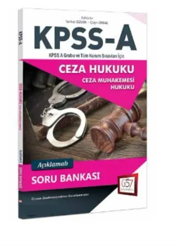 657 KPSS A Grubu Ceza Hukuku Açıklamalı Soru Bankası 2018