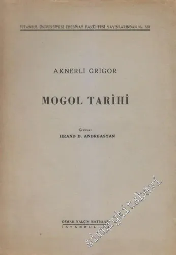 Mogol ( Moğol ) Tarihi -        1954