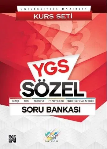 FDD YGS Sözel Soru Bankası Kurs Seti - ÖZEL SERİ