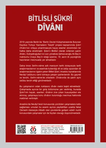 Bitlisli Şükrî Dîvânı Bitlisli Şükrî Bitlisli Şükrî Dîvânı Bitlisli Şükrî