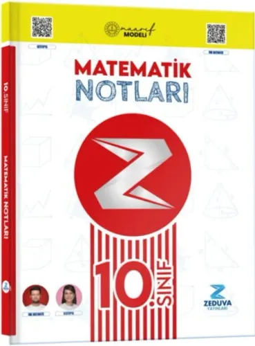 ZEDUVA YAYINLARI SML MATEMATİK VE GEOTOPYA 10. SINIF MAARİF MODELİ MATEMATİK NOA 2027