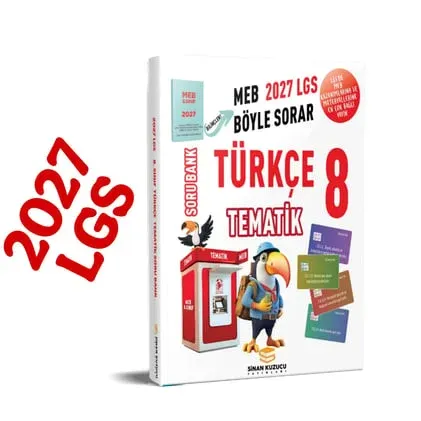 Sinan Kuzucu Yayınları 8. Sınıf Tematik Türkçe  Soru Bankası