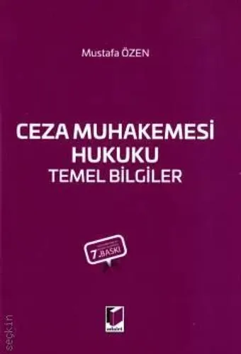 Ceza Muhakemesi Hukuku Temel Bilgiler