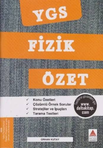 Delta YGS Fizik Özet Orhan Kutay