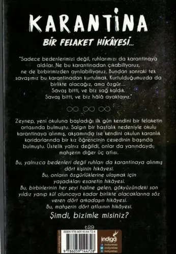 Karantina (Ciltli) Beyza Alkoç İndigo Yayınevi %60 indirimli