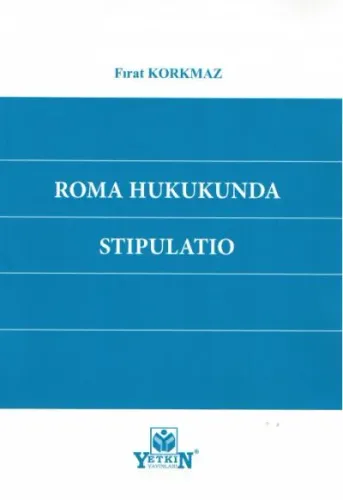 Roma Hukukunda Stipulatio