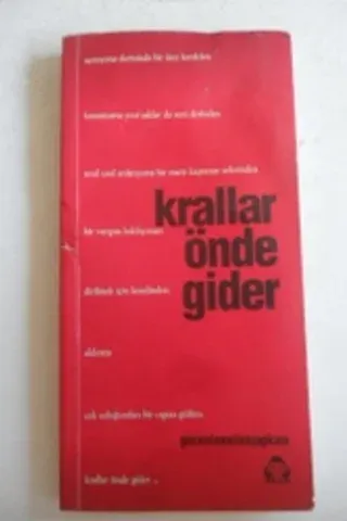 Krallar Önce Gider