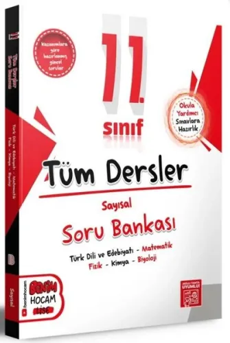 Benim Hocam Yayınları 2024 11. Sınıf Sayısal Tüm Dersler Soru Bankası