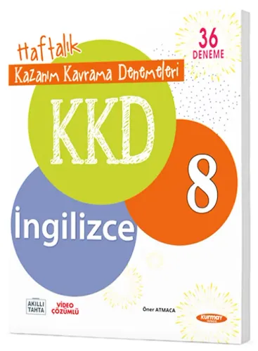 Kurmay ELT 8. Sınıf İngilizce KKD Haftalık Kazanım Kavrama Denemeleri
