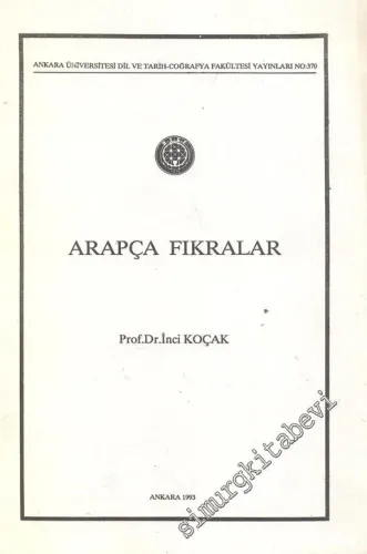 Arapça Fıkralar -        1993