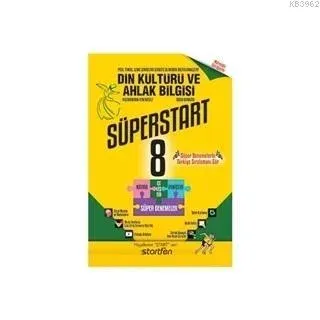 8. Sınıf Süperstart Din Kültürü ve Ahlak Bilgisi Kavra Geliştir Pekiştir Süper Denemeler