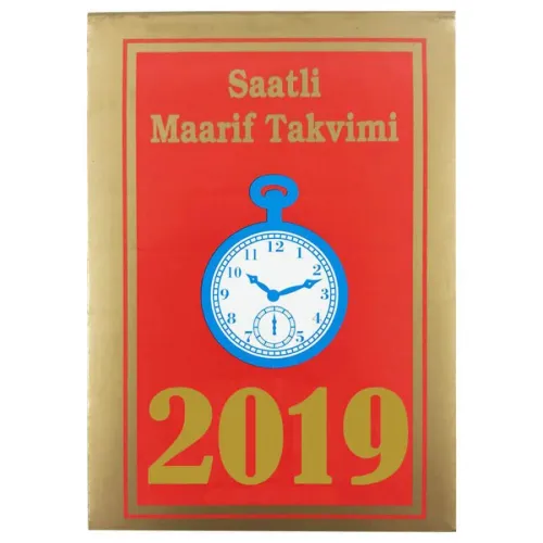 Saatli Maarif Duvar Takvimi 2019 (Büyük Boy)