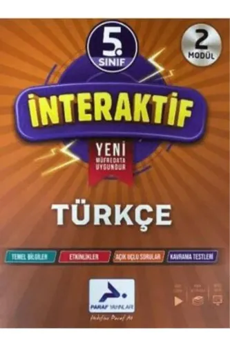 PARAF 5.Sınıf İNTERAKTİF TÜRKÇE SORU KÜTÜPHANESİ