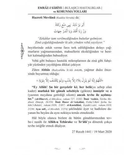 Emrazı Sariye Bulaşıcı Hastalıklar ve Korunma Yolları 1. Cilt
