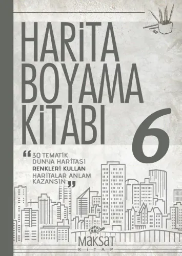 Harita Boyama Kitabı - Dünya 6