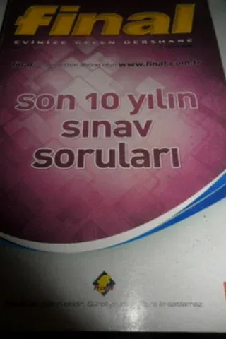 Son 10 Yılın Sınav Soruları