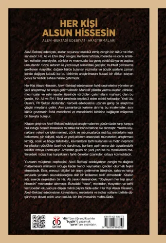 Her Kişi Alsun Hissesin: Alevî-Bektaşî Edebiyatı Araştırmaları İlyas K Her Kişi Alsun Hissesin: Alevî-Bektaşî Edebiyatı Araştırmaları İlyas K