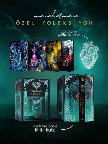 Ötanazi Okulu Serisi Yan Boyamalı Kilitli Koleksiyon Kutu (Ciltli Özel Baskı)