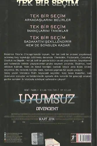 Uyumsuz (Ciltli) Şimdi Büyük Bir Sinema Filmi / Film Özel Baskısı Vero