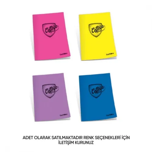 ÇINAR  COLLEGE A4 DİKİŞLİ PP KAPAK DEFTER 100 yp Kareli