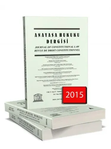 Legal Anayasa Hukuku Dergisi ( 2015 Yılı Aboneliği ) ( 2 Sayı )