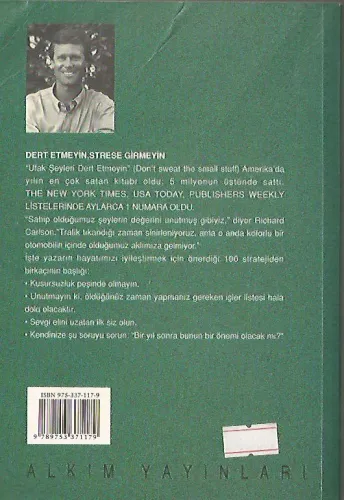 Ufak Şeyleri Dert Etmeyin Dr. Richard Carlson Alkım Yayınevi %45 indir