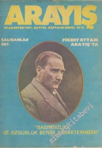 Arayış Haftalık Dergi - Sayı: 28 Ağustos