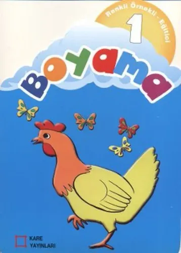 Renkli Örnekli Eğitici Boyama 1