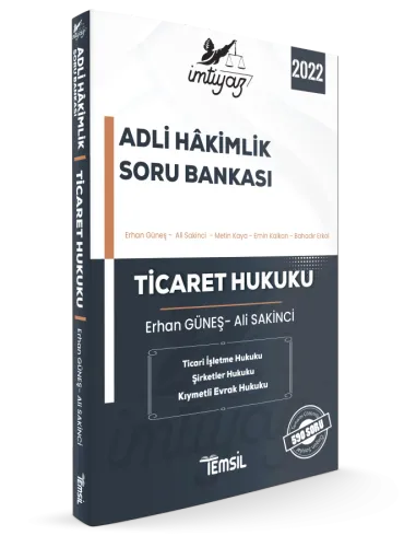 İMTİYAZ Adli Hâkimlik Soru Bankası Ticaret Hukuku