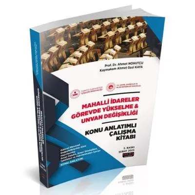 Mahalli İdareler Görevde Yükselme ve Unvan Değişikliği Konu Anlatımlı Çalışma Kitabı