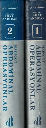 Maingot Abdominal Operasyonlar 1-2 Ciltler (Takım) Anat Andican Nobel 