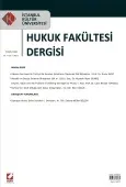 İstanbul Kültür Üniversitesi Hukuk Fakültesi Dergisi Cilt:7 – Sayı:2 Temmuz 2008 1