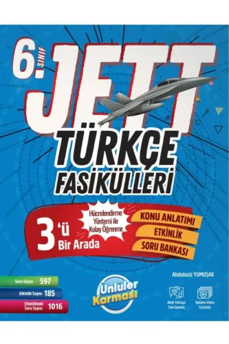 ÜNLÜLER KARMASI 6.SINIF JETT TÜRKÇE FASİKÜLLER