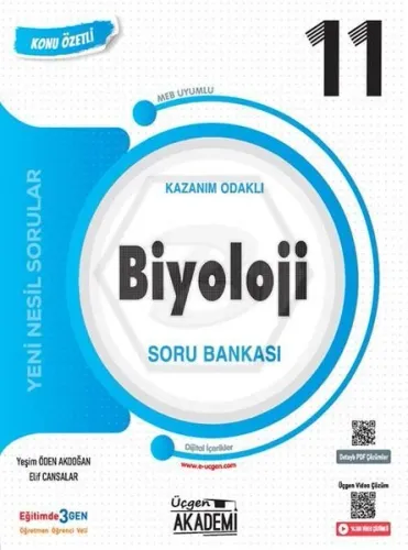 Üçgen Akademi Lise  11. Sınıf Biyoloji Soru Bankası