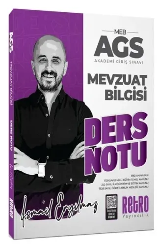Retro Yayıncılık 2026 MEB-AGS Mevzuat Bilgisi Ders Notu