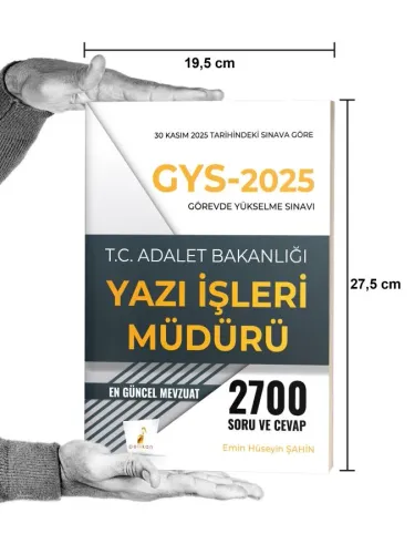 GYS 2025 Adalet Bakanlığı Görevde Yükselme Yazılı Sınavı Yazı İşleri M GYS 2025 Adalet Bakanlığı Görevde Yükselme Yazılı Sınavı Yazı İşleri M