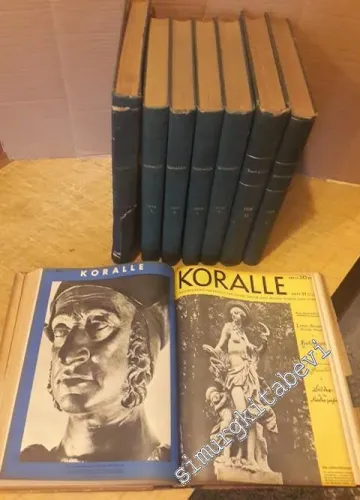 Zeitung  Koralle: Bilderzeitung für Kültür und Spor Natur und Reisen Heimet und Ferne - 8 Volume -        1934