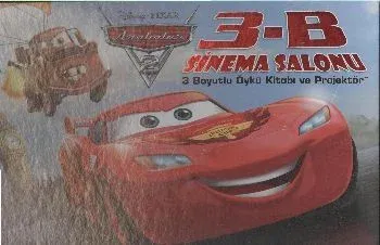 Arabalar-2: 3-B Sinema Salonu (3 Boyutlu Öykü Kitabı ve Projektör)