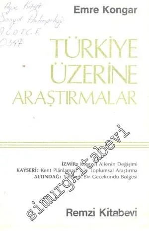 Türkiye Üzerine Araştırmalar -