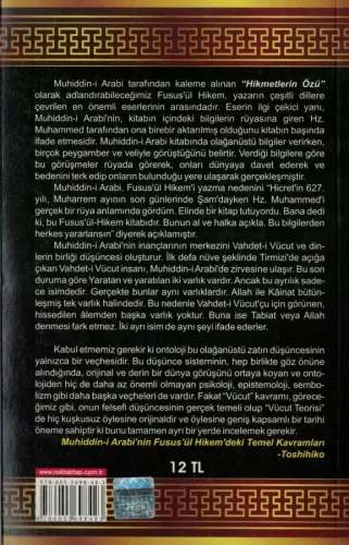 Füsus'ül Hikem Muhiddin-İ Arabi Nokta Kitap %53 indirimli