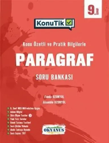 Okyanus 9. Sınıf KonuTik Paragraf Soru Bankası