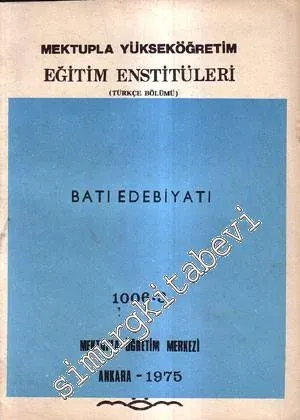 Mektupla Yükseköğretim Eğitim Enstitüleri Türkçe Bölümü -
