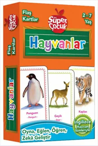 Flaş Kartlar Hayvanlar 2 7 Yaş Oyna Eğlen Öğren Zeka Geliştir