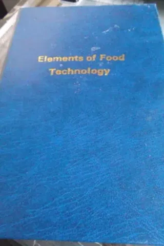Elements Of Food Technology