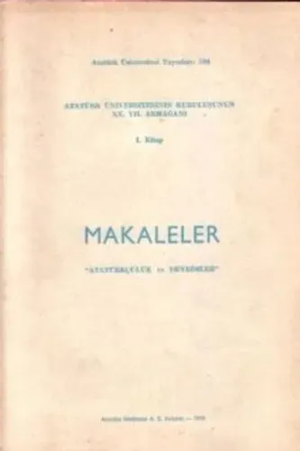 Makaleler ( Atatürkçülük ve Devrimler )