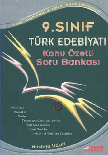 Esen Yayınları 9. Sınıf Türk Dili ve Edebiyatı Konu Özetli Soru Bankası Esen