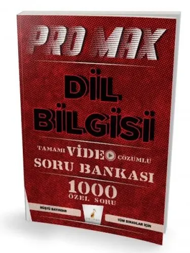 Rüştü Hoca ile Pro Max Dil Bilgisi Tamamı Video Çözümlü Soru Bankası