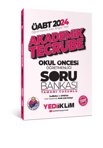 2024 ÖABT Akademik Tecrübe Okul Öncesi Tamamı Çözümlü Soru Bankası | M