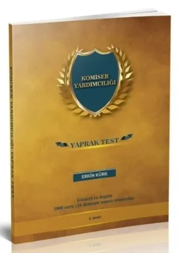 Erkin Kürk Komiser Yardımcılığı Yaprak Test